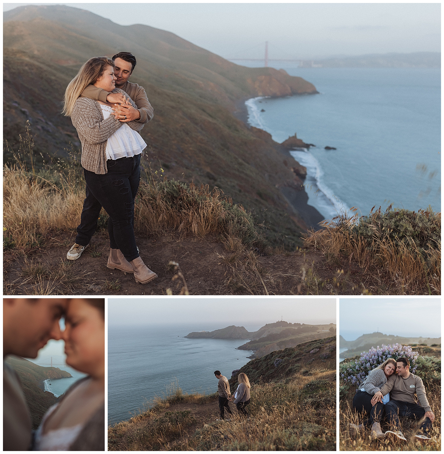 Epic couples photos at Battery Rathbone McIndoe in the Marin Headlands.