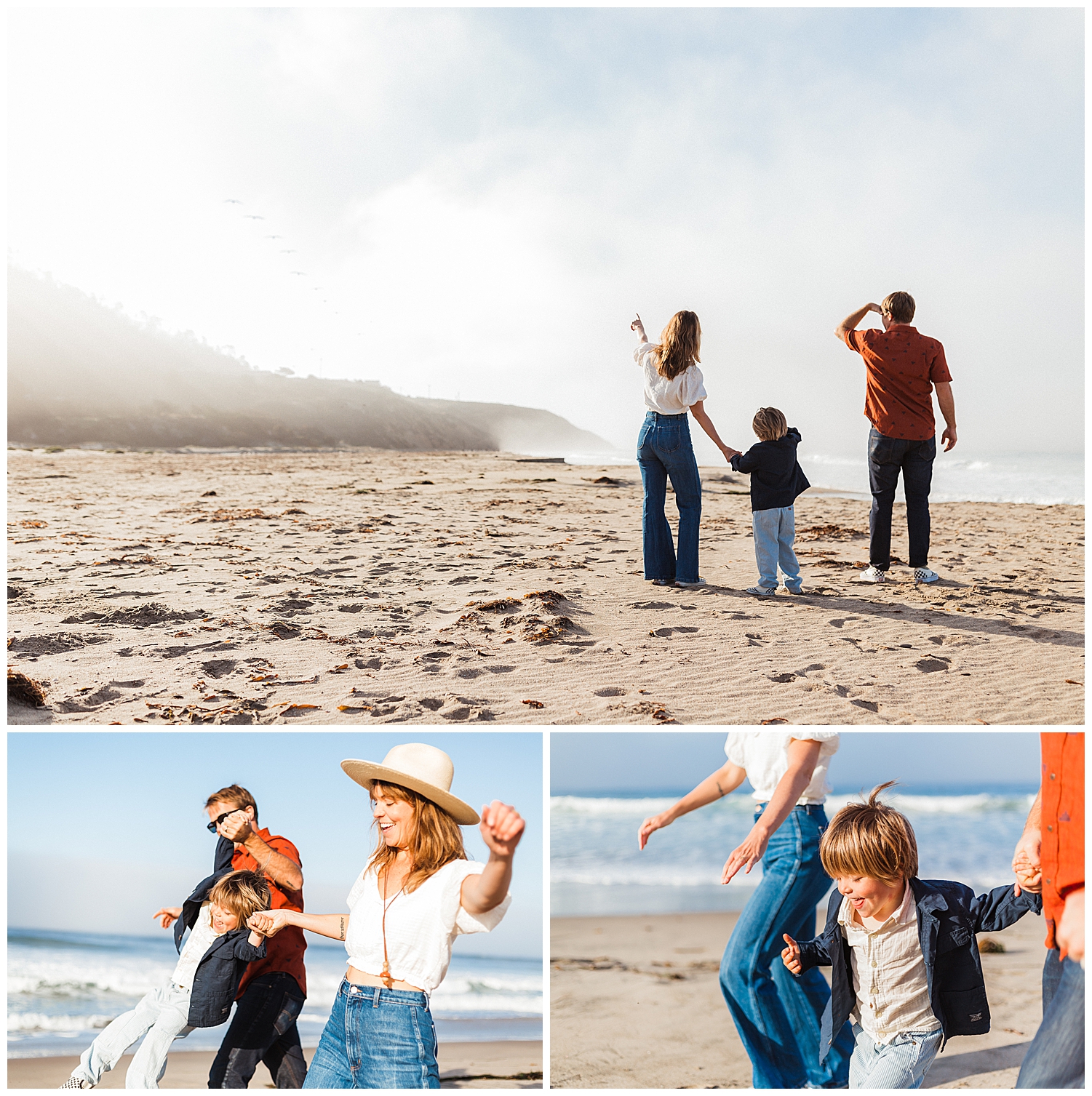 skyler maire photography, what to wear for outdoor family photos, beach family photos