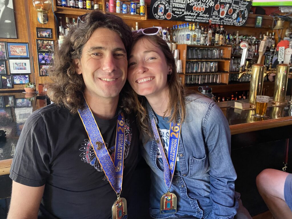Biggest accomplishment of 2024 was running the San Francisco Marathon with my partner!