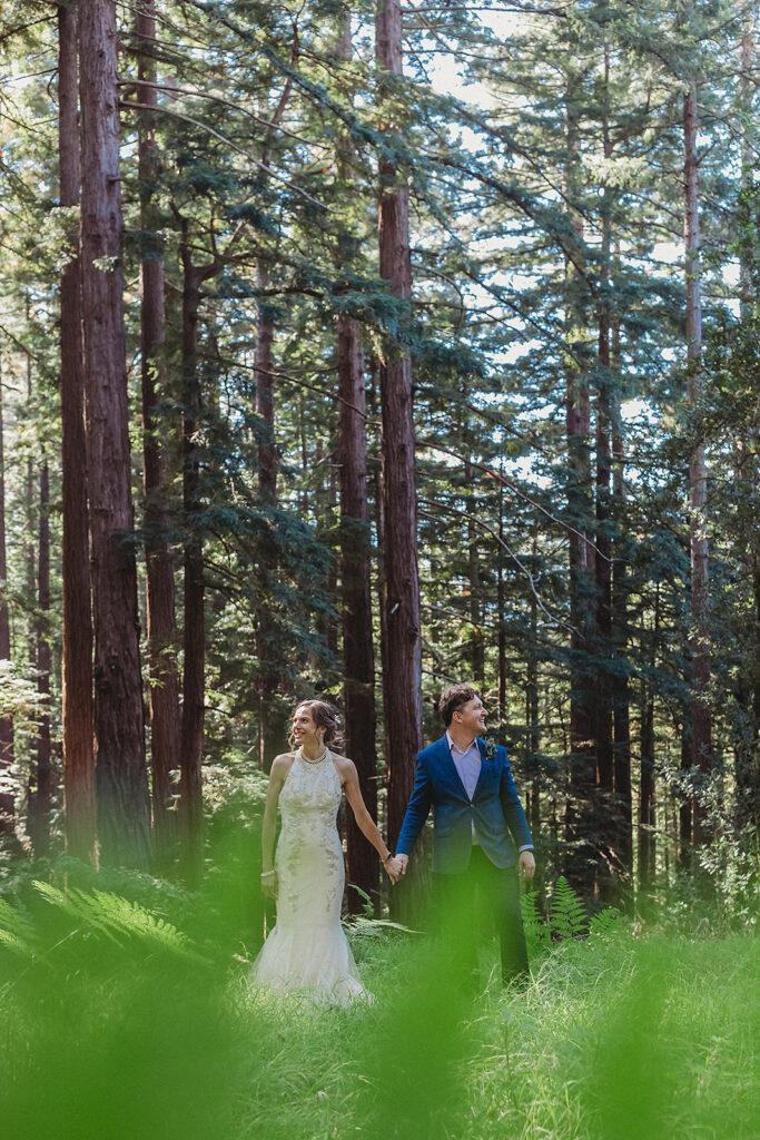 Bride and groom portraits from their Mt Tam wedding in Marin County, CA